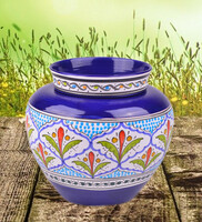 Cache-Pot Arcades Orientaux Bleus